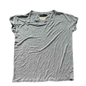 Prana Gray Women's Casual Short Sleeved Top S